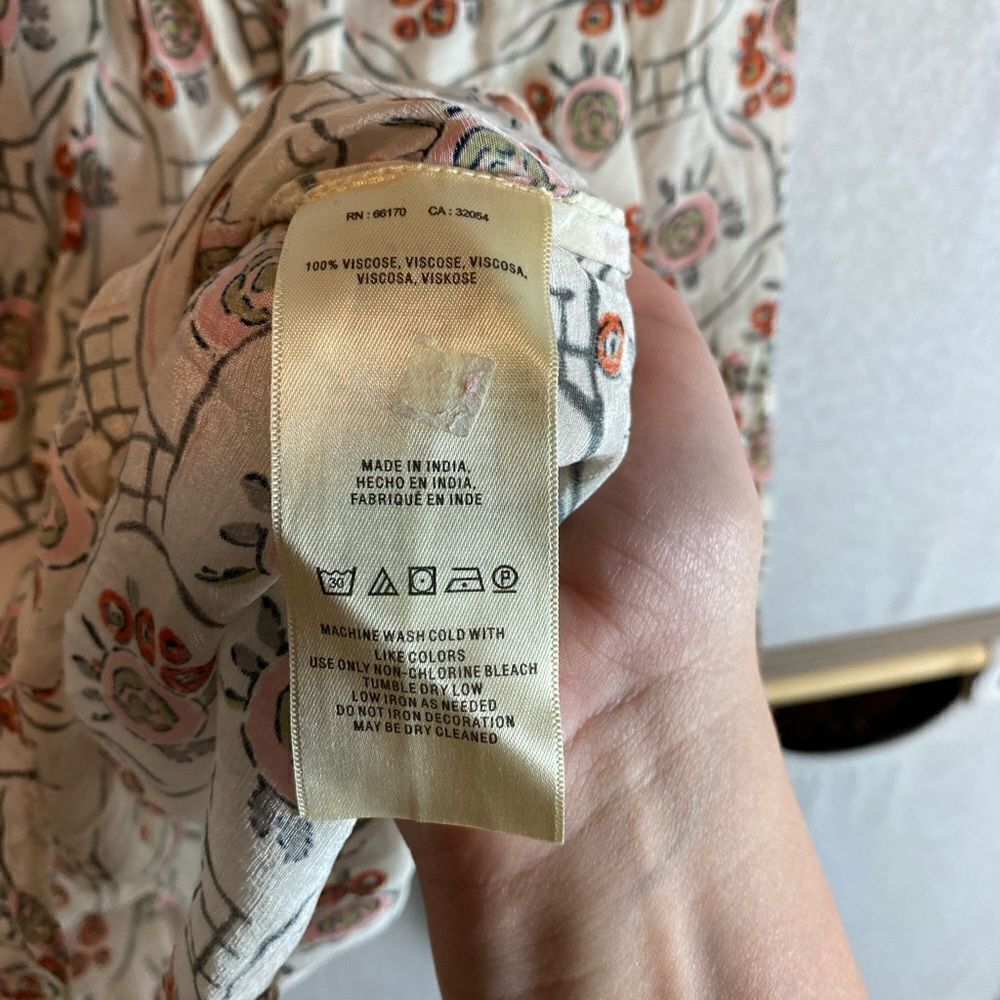 Floreat beaded peasant blouse - Picture 8 of 9